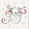 Christmas Season B by Daphne Brissonnet 14" x 14" Canvas Wall Art (Set of 2)